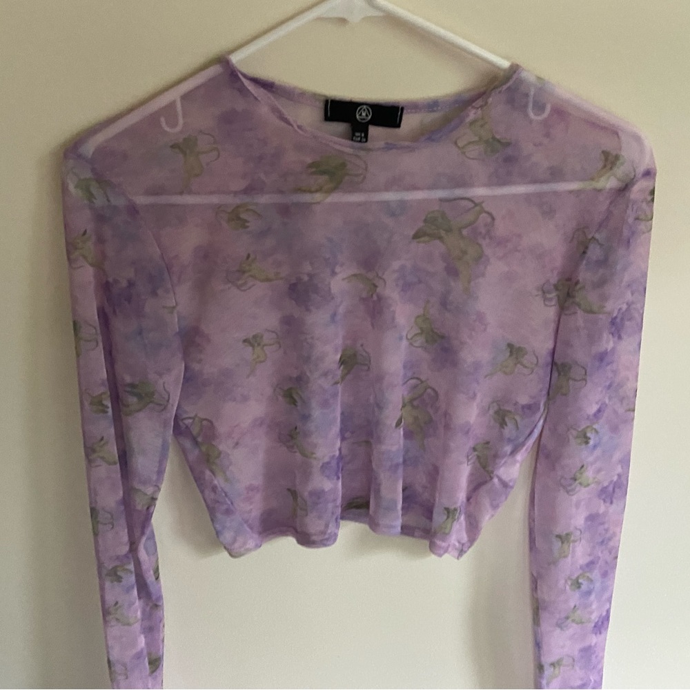 Mesh Purple Cupid Women’s Top